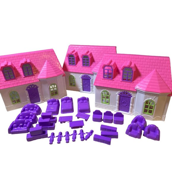 Other - Doll House (front side) and Furniture 3 sets